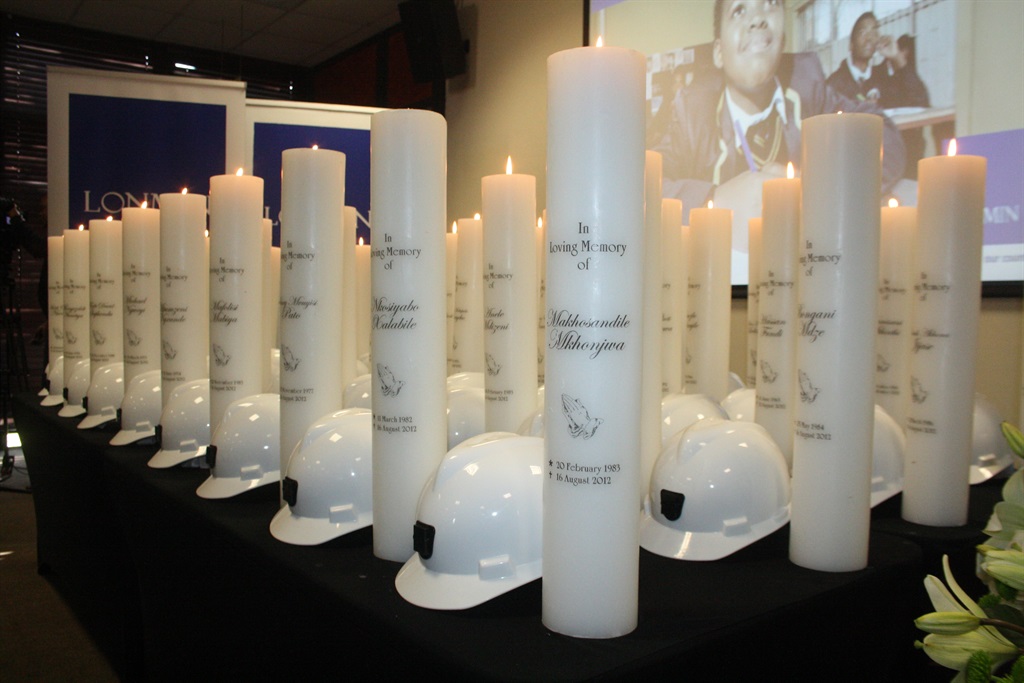 Lonmin held the commemoration of 34 mineworkers who lost their lives in August 2012.Photo by Rapula Mancai Photo by 