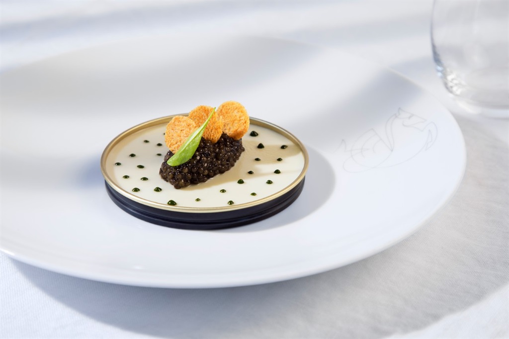 French Sturia caviar, smoked haddock, chive cream