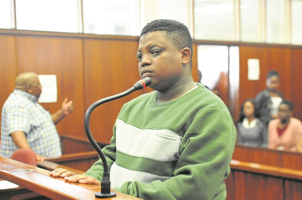 Nhlanhla Chiliza pleaded not guilty in the Durban Magistrates Court yesterday.    Photo by Jabulani Langa 