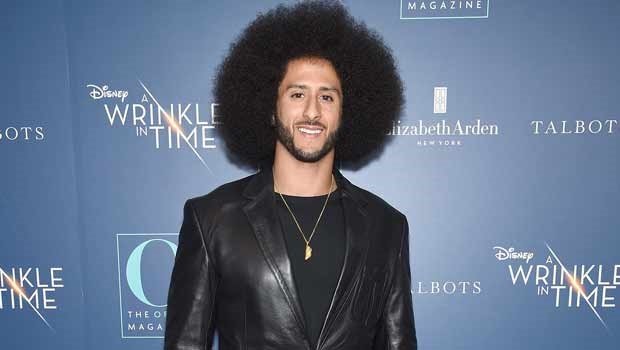 Colin Kaepernick attends the Oprah Magazine special screening of A Wrinkle in Time in New York.