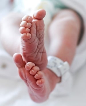 Baby's feet. (Photo: Getty Images/Gallo Images)