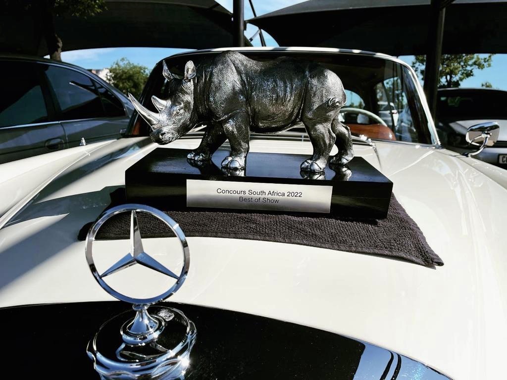 Winning three-pointed star and the Concours South Africa Rhino trophy