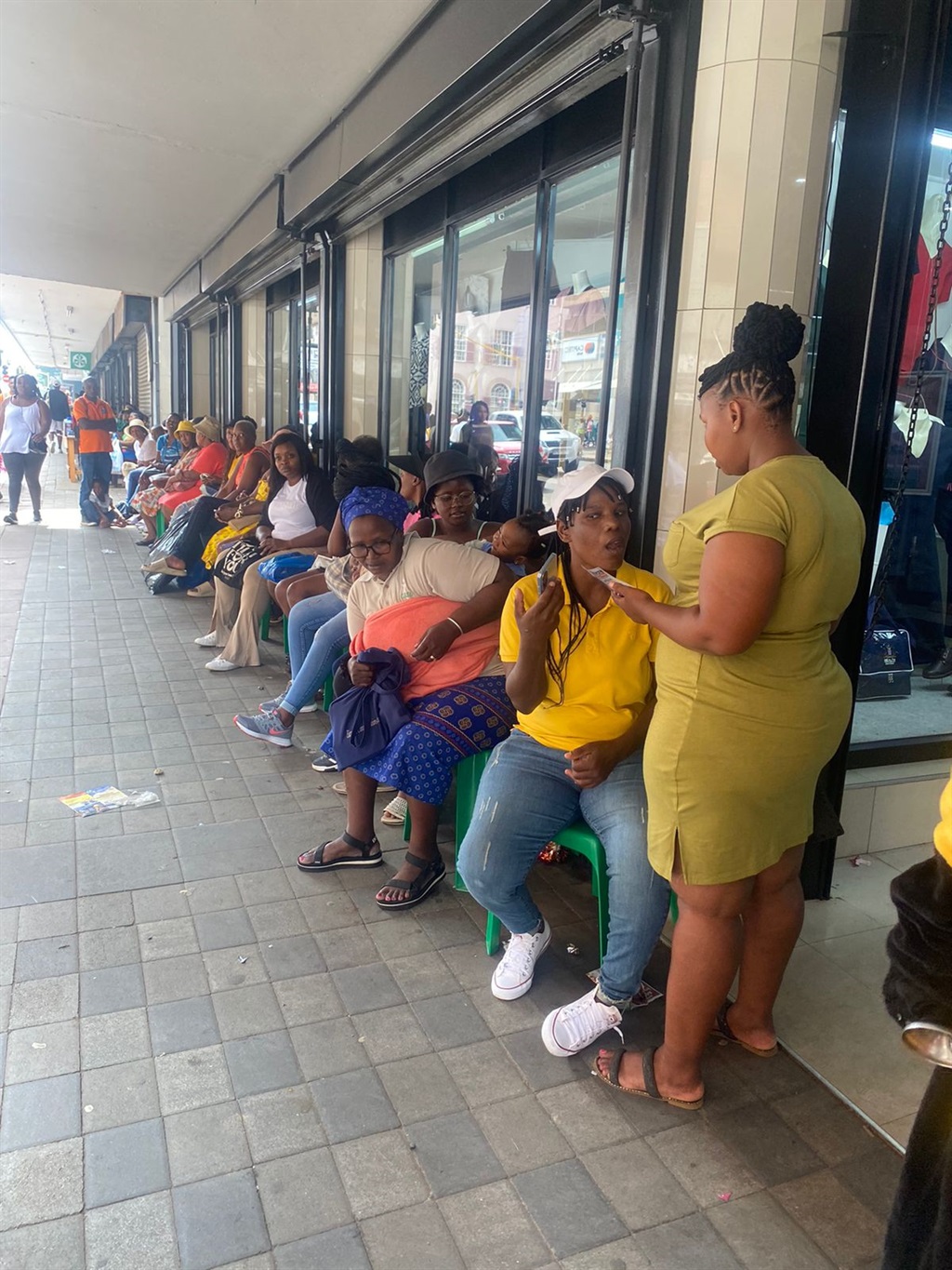 Mary's Outfitters store in the Pretoria CBD is still overflowing with last minute buyers. Photo by Keletso Mkhwanazi