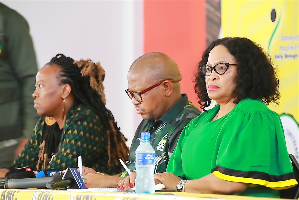 JOHANNESBURG, SOUTH AFRICA - DECEMBER 20: Closing of ANC Conference adjourned to January 2023 at the 55th National Conference of the African National Congress (ANC) on Day 05 on December 20, 2022 in Johannesburg, South Africa. The conference elects the partys 80-member National Executive Committee and its top six leaders, including the president. (Photo by Gallo Images/Fani Mahuntsi)