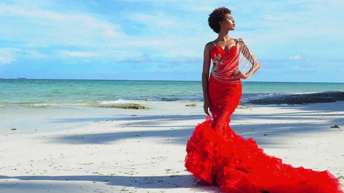 Colourful wedding dresses are trending