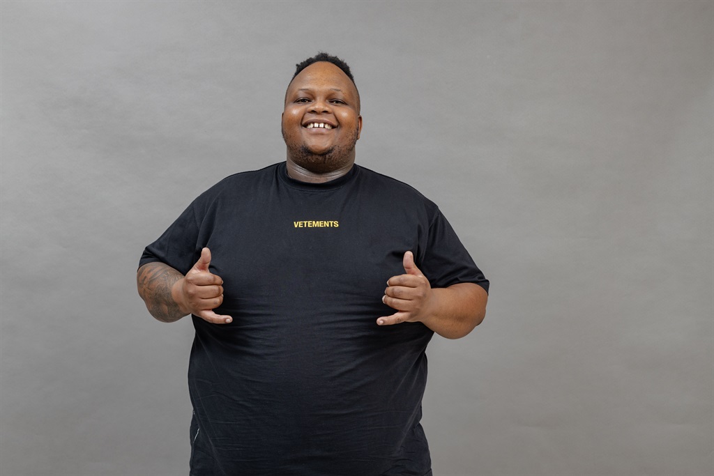 Abuti Lolo says he enjoys being a comedian. Photo supplied.