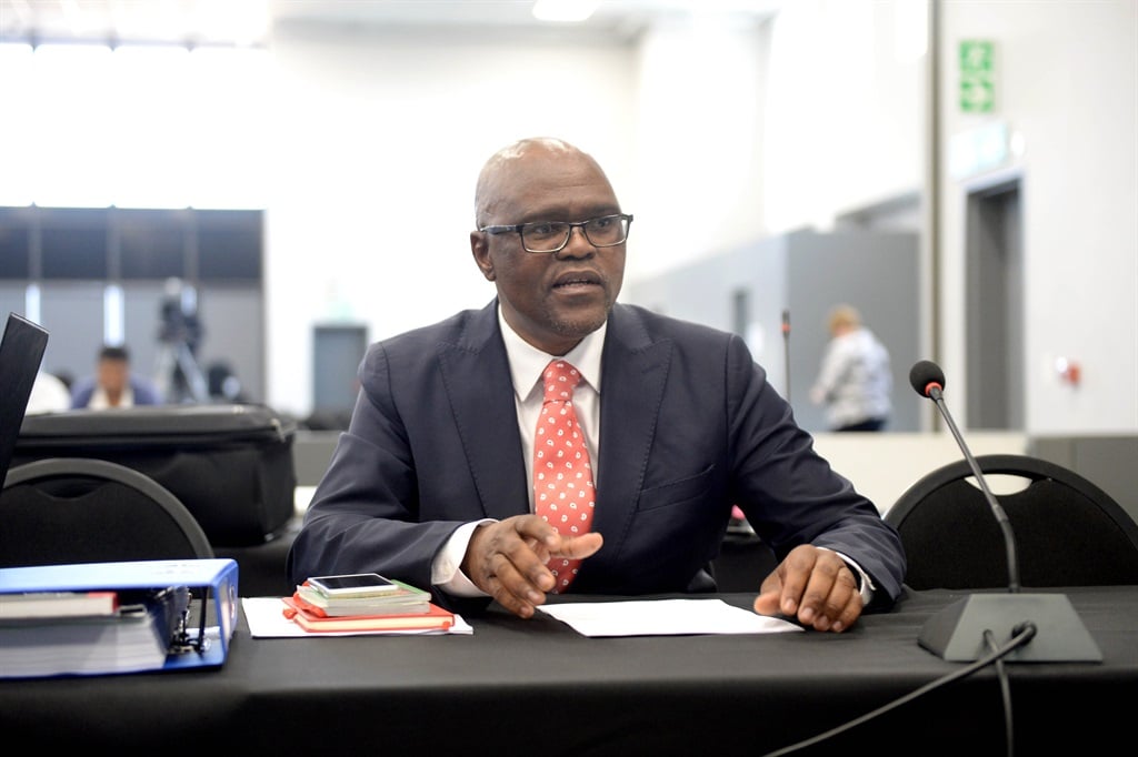 Willie Mathebula testifies on the second day of the inquiry into state capture in Johannesburg. Picture: Deaan Vivier