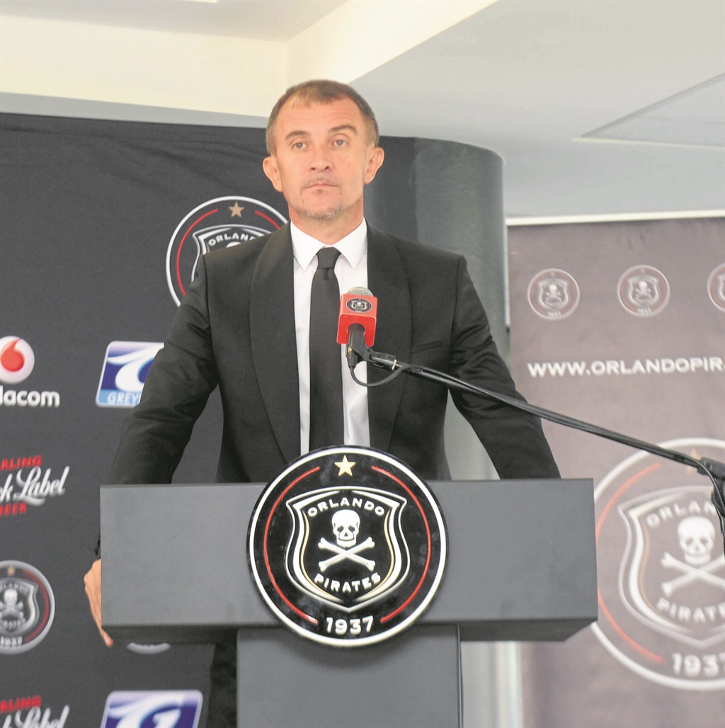 Orlando Pirates coach Micho Sredejovic says they are in the process of building a solid foundation.Photo byBackpagepix