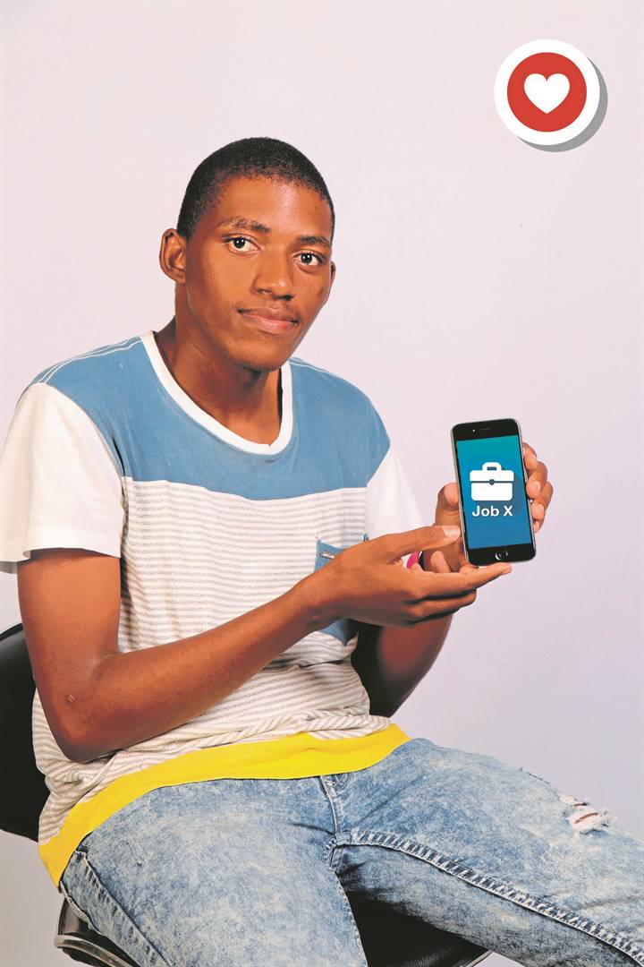Mzamo Mbhele has developed a job-hunting app called Job X.