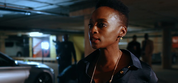 Hlubi Mboya in a scene from The Docket. (Photo supplied)
