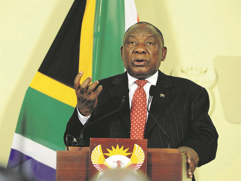  President Cyril Ramaphosa says labour must be forward-looking, business must show belief and government must improve capability to offer leadership Picture: Siyabulela Duda