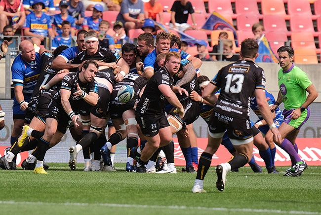 The Stormers hosted the Dragons at Nelson Mandela Bay Stadium in Gqeberha. (Photo by Michael Sheehan/Gallo Images)