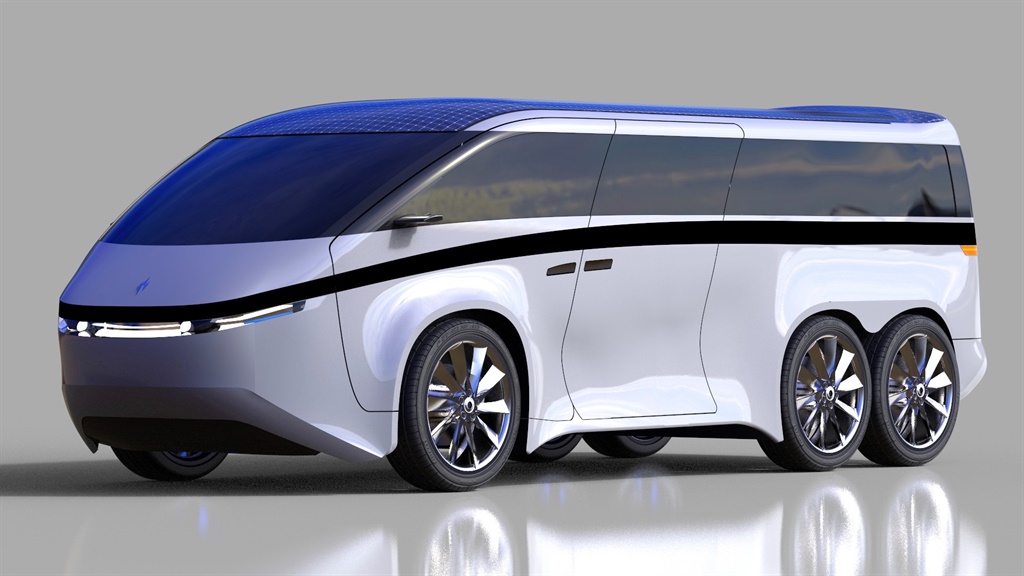 Concept art for the proposed Hala Motors electric taxis. Picture supplied