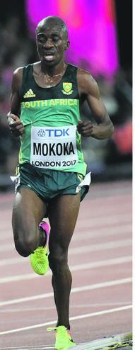 Uncharted territory Stephen Mokoka will line up in his first IAAF World Championship marathon, which starts in the middle of the night in Doha on Saturday . Picture: Ulrik Pedersen / NurPhoto / Getty Images