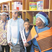Teen secures her school a library gift for Mandela Day