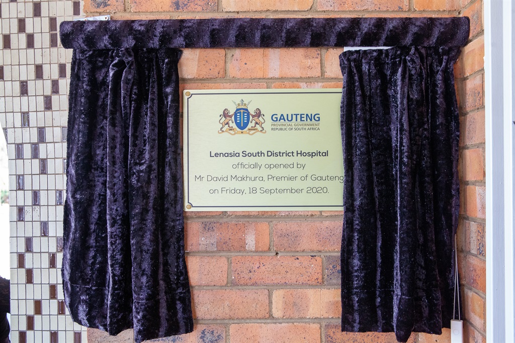 The Lenasia South District Hospital was officially opened on 18 September 2020. (Photo by Gallo Images/Papi Morake)