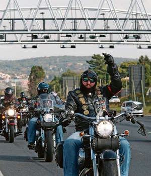 Motorcyclists protest against e-tolls in 2013. Despite the ‘new dispensation’, motorists are still unhappy 
