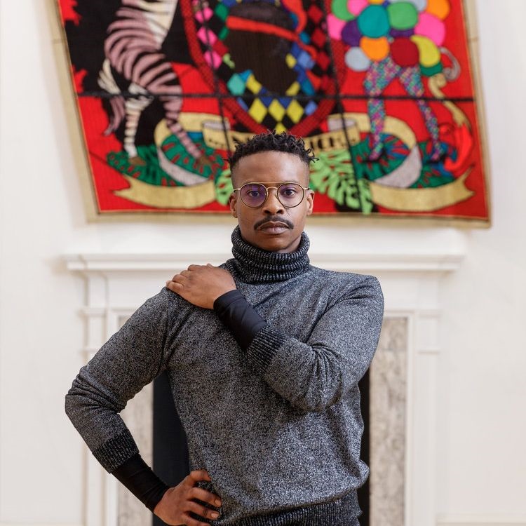 Athi-Parta Ruga, who is currently showing his work at the Zeitz Mocca in Cape Town. 