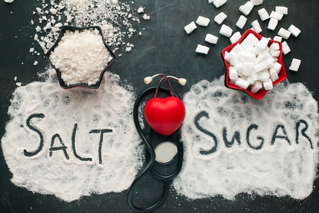 salt and sugar