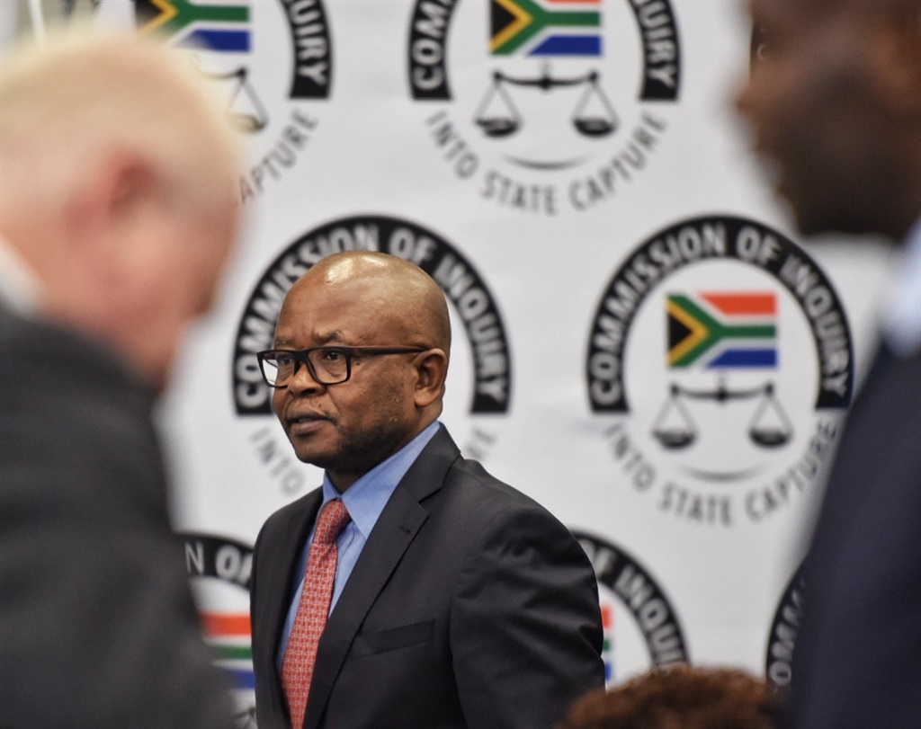 Former government spokesperson Themba Maseko at the Commission of Inquiry into State Capture. Picture: Tebogo Letsie/City Press