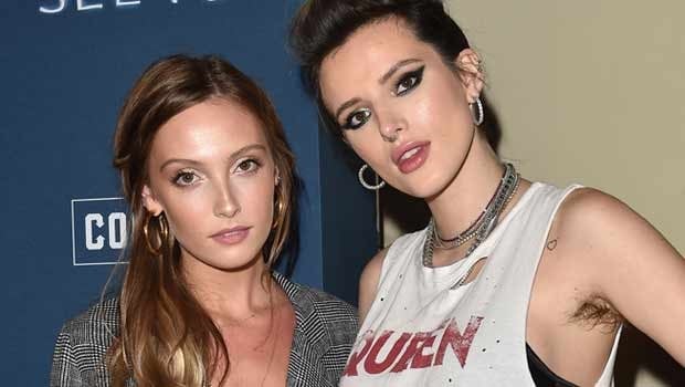 Sara Thompson and Bella Thorne at the screening of I See You in California