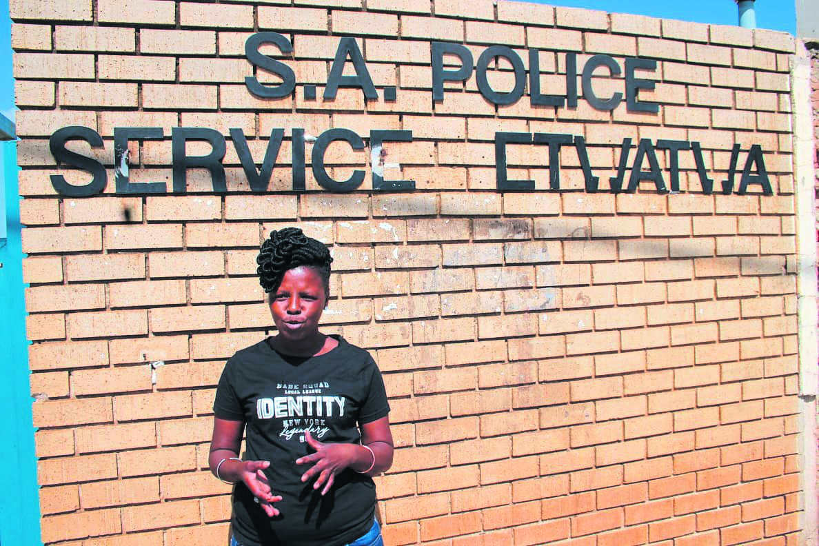 Lerato Mkhwanazi said she’s being harassed by her neighbours.                                                                 Photo by Phineas Khoza