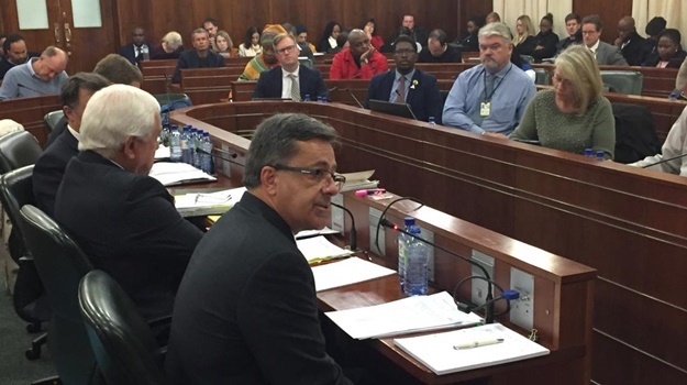 Markus Jooste in view of parliament