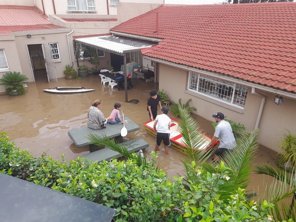 Many Lenasia residents had to flee their homes following heavy rains.