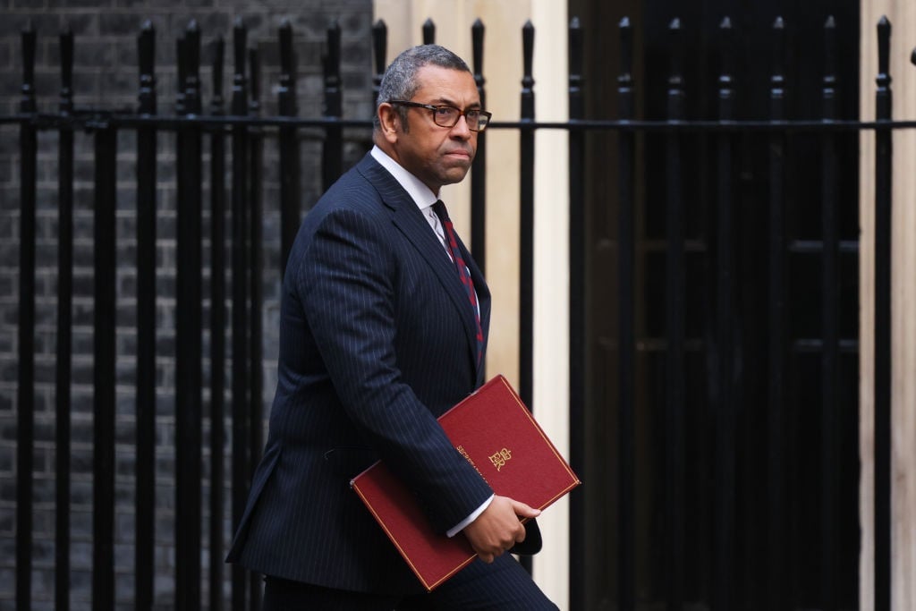 UK Home Secretary James Cleverly. (Dan Kitwood/Getty Images)