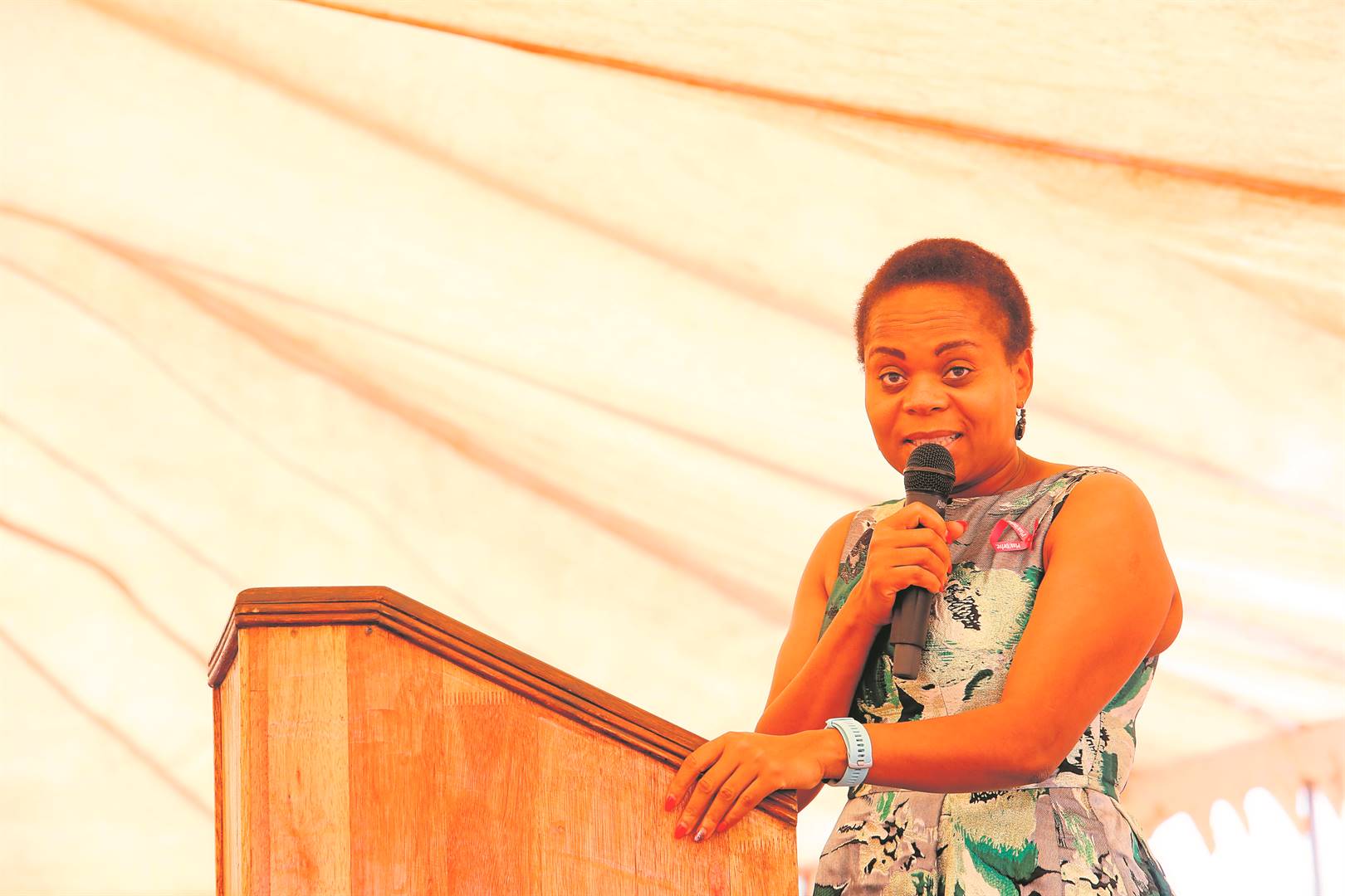 MEC Phophi Ramathuba said the department has been able to free up resources by restructuring senior administration posts. ­     Photo by Judas Sekwela