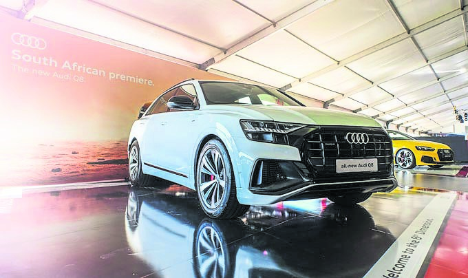 Audi showed the new Q8, which goes on sale in SA next year, stating that thee Q8 brings together the best of both worlds — the elegance of a four-door luxury coupé and the practical versatility of a large SUV.