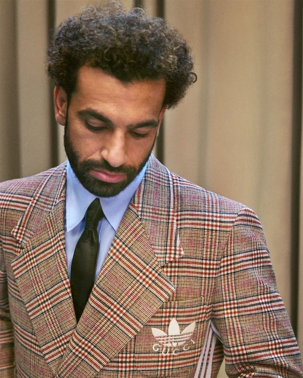 Mo Salah rocking a pricey Gucci suit for his 'A He