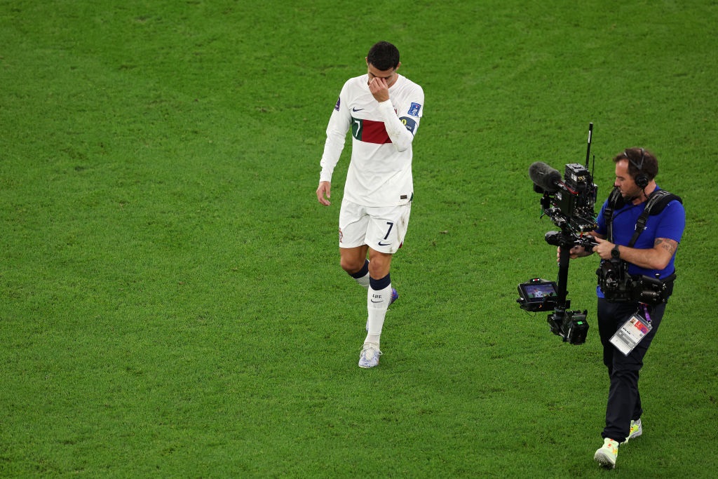 DOHA, QATAR - DECEMBER 10: Cristiano Ronaldo of Po
