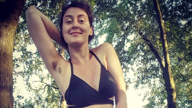 Woman Stops Waxing And Shaving And Embraces Body Hair