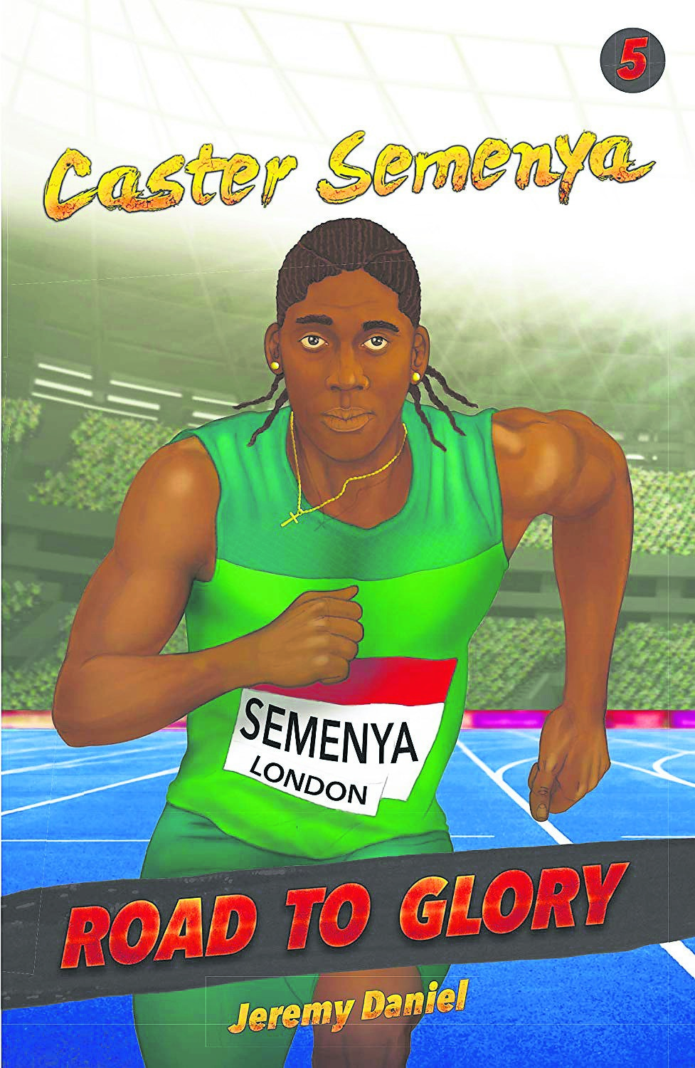 The book on Caster Semenya is the first book in the Road to Glory series to feature a female athlete. Picture: Supplied