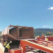 Work underway on Msikaba Bridge deck