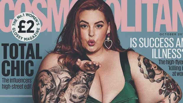 Tess Holliday on the cover of Cosmo UK