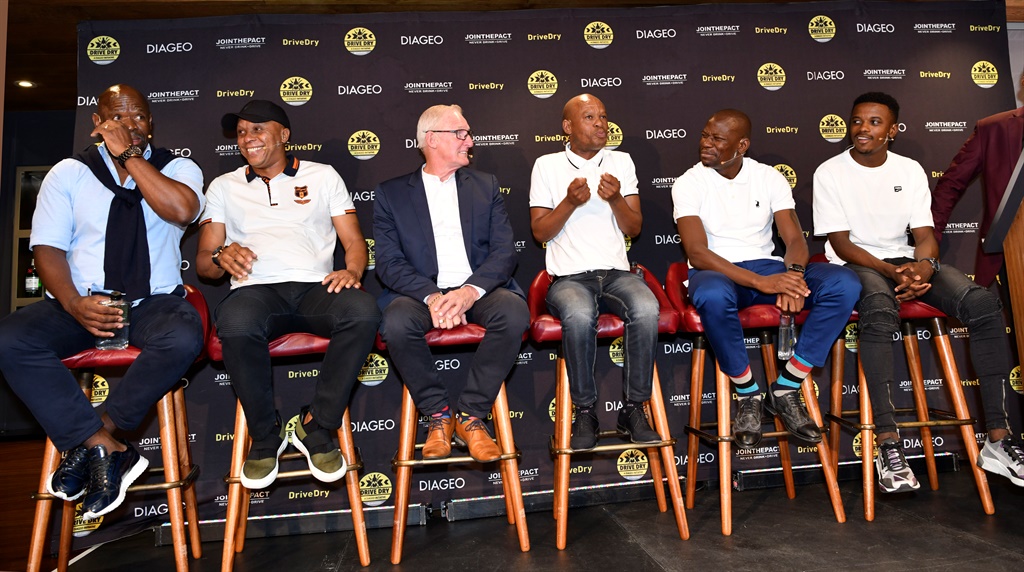 Jabu Mahlangu and the other high profile panelists who spoke against alcohol abuse among SA soccer players