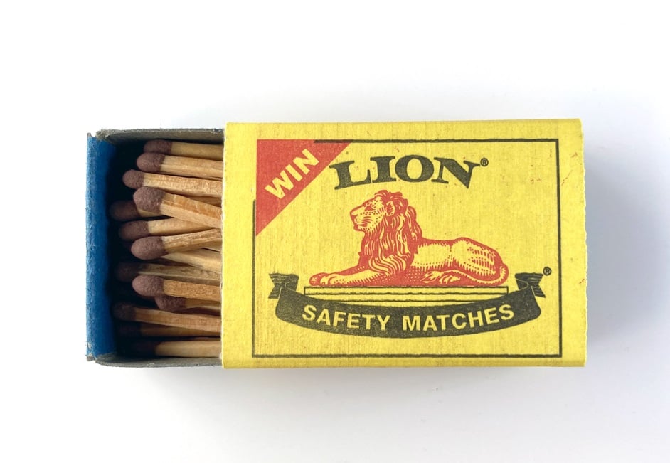 Faulty Lion matches are likely fake or because of alien tree laws - but we  found several duds