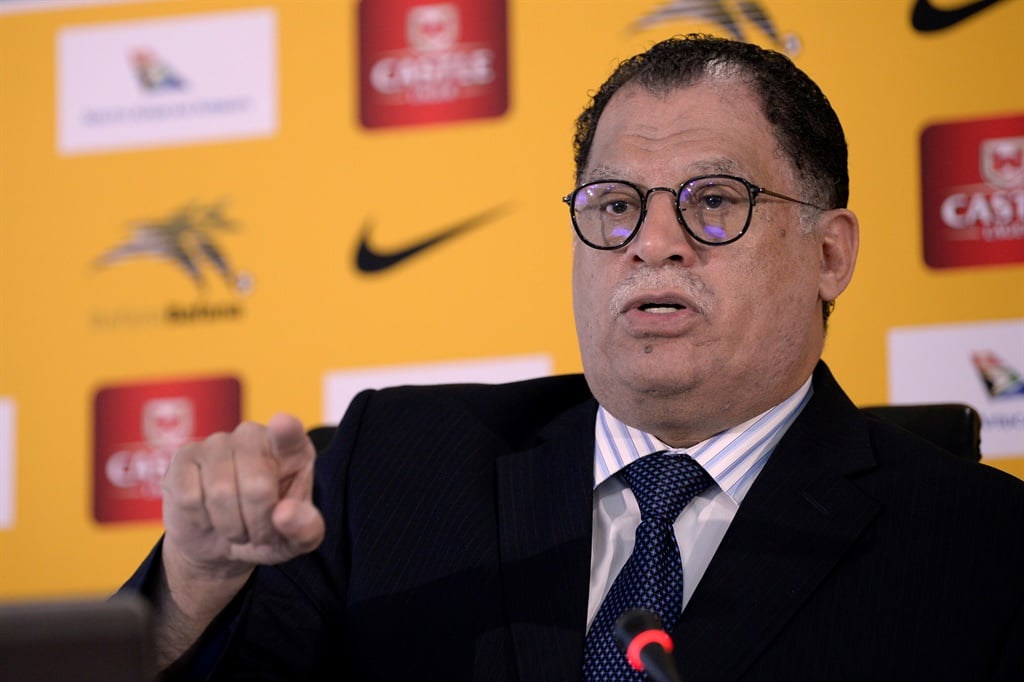  Dr Danny Jordaan (SAFA President) during the Special Announcement by SAFA President, Dr Danny Jordaan at SAFA House on June 28, 2017 in Johannesburg, South Africa. (Photo by Lee Warren/Gallo Images)