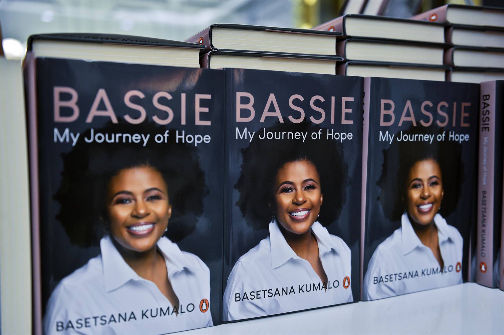 Basetsana Kumalo’s book. Pictures: Cebile Ntuli