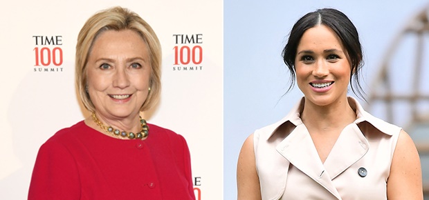 Hillary Clinton and Duchess Meghan (Photo: Getty Images)