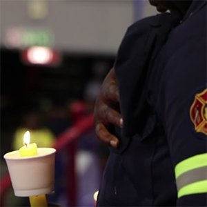 Fallen Johannesburg firefighters remembered at a memorial at Ellis Park