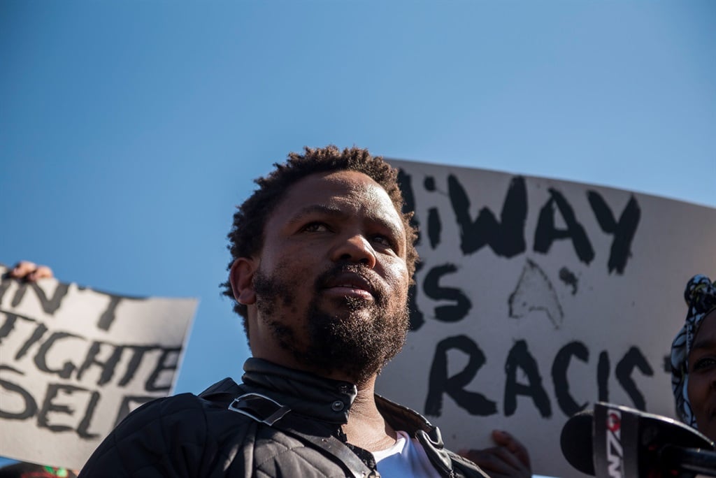 Andile Mngxitama of the Black First Land First movement uses the race card as his rallying point. Picture: Alet Pretorius/Gallo Images
