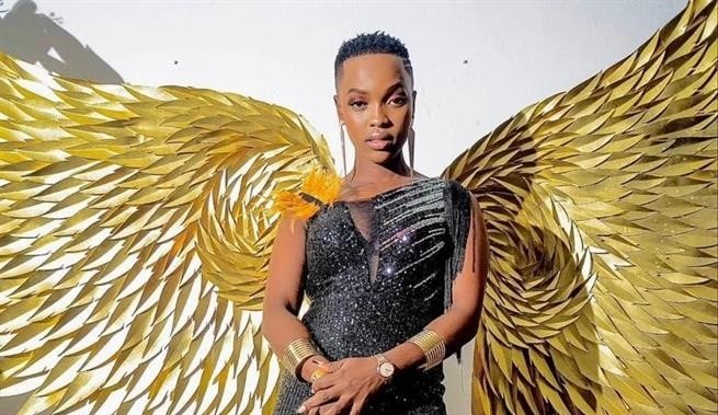 Musician and actress Mbali Ngidi, who said her latest song is dedicated to her late mum.