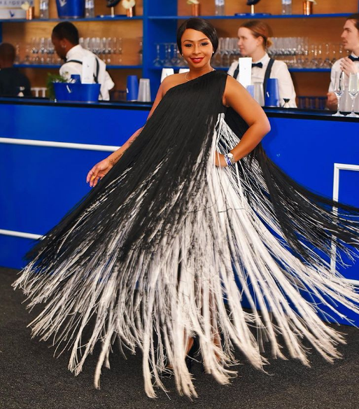 TV personality  Boity Thulo at the International Polo. Photo: Instagram 