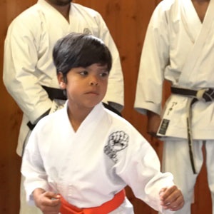 Raees Jassiem at a Karate training .