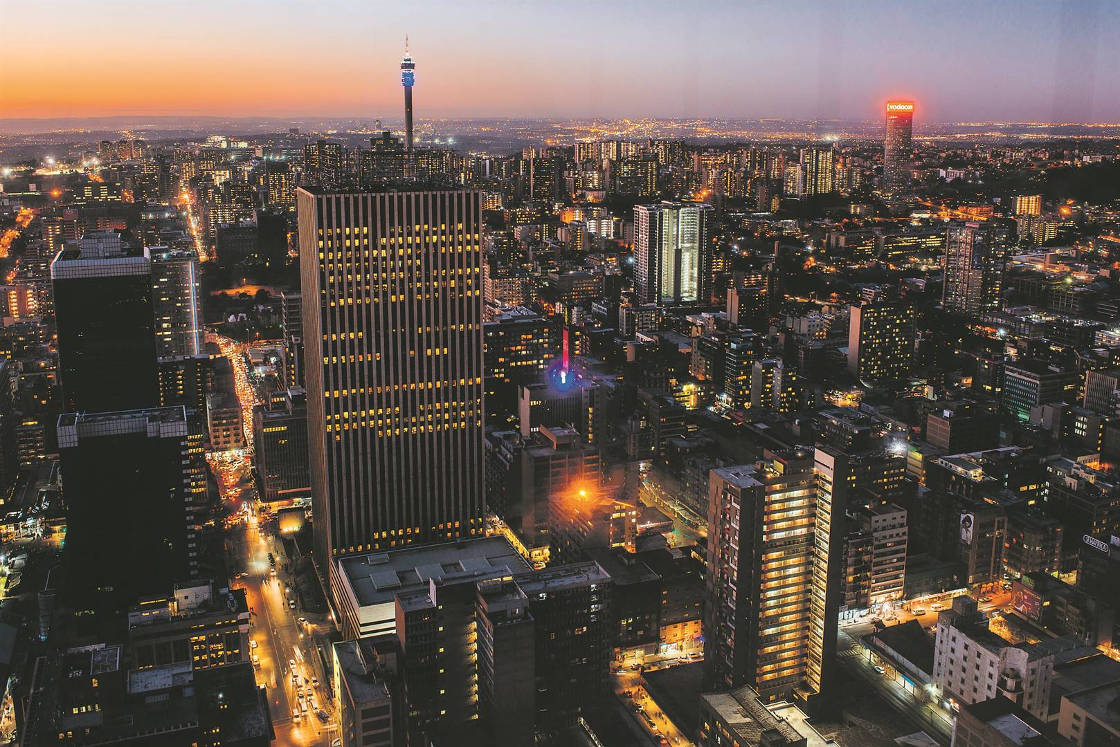 Gelukkiger dae: ’n beurtkraglose Johannesburg. Foto: Waldo Swiegers, Bloomberg