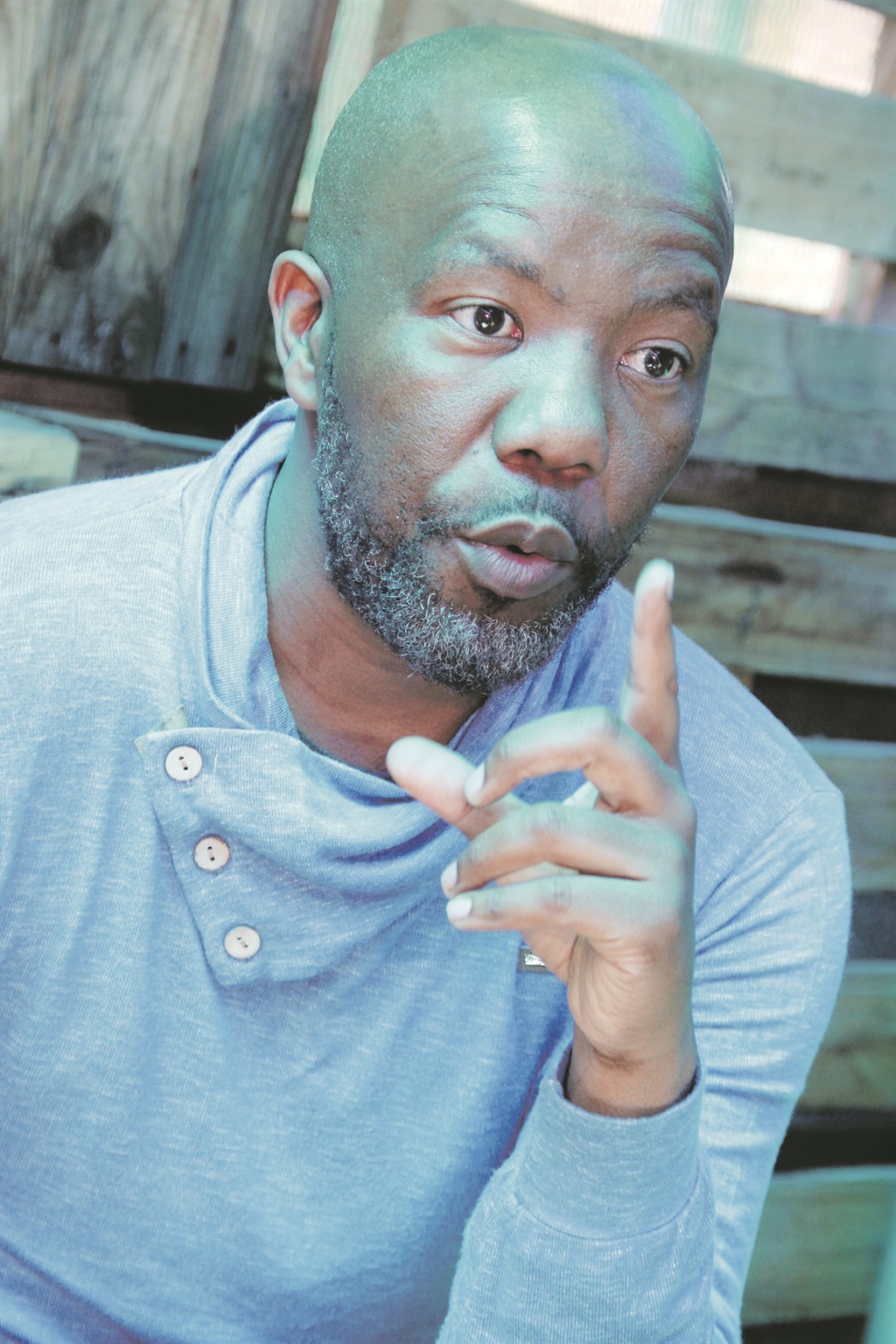 Actor and presenter Mlami Mangcala says people in the arts should always have a plan B. Photo: Lindile Mbontsi