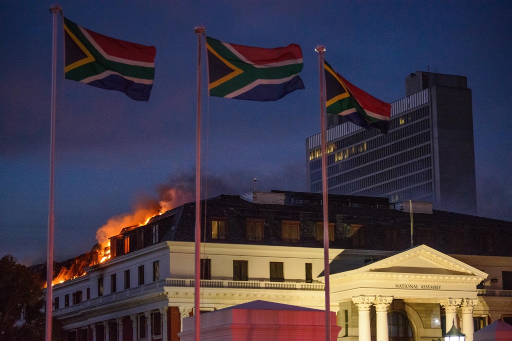 CAPE TOWN, SOUTH AFRICA - JANUARY 03: Parliament i